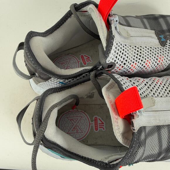 Nike PG 4 Plaid Sneakers Men's 8.5 Gray Lace-Up Low Top Running Shoes CD5079-002 - Picture 9 of 10